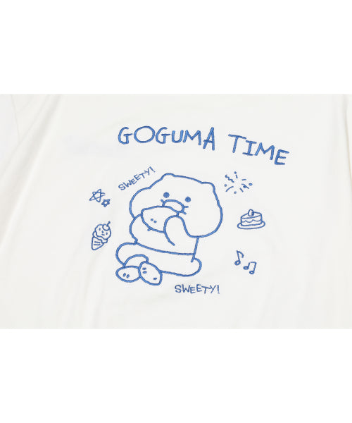CHOONSIK EMBROIDERY SHORT SLEEVE TEE - 5 COLORS CREAM