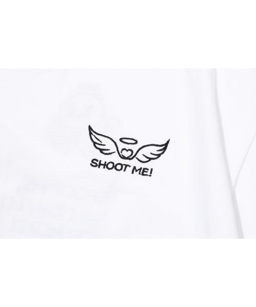 CHOONSIK EMBROIDERY SHORT SLEEVE TEE - 5 COLORS WHITE