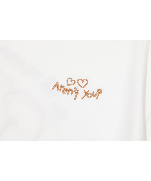 TEE CHOONSIK EMBROIDERY SHORT SLEEVE TEE - 2 COLORS CREAM
