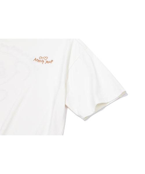 TEE CHOONSIK EMBROIDERY SHORT SLEEVE TEE - 2 COLORS CREAM