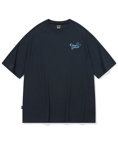CHOONSIK EMBROIDERY SHORT SLEEVE TEE - 5 COLORS NAVY