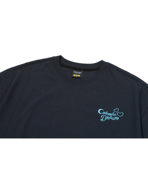 CHOONSIK EMBROIDERY SHORT SLEEVE TEE - 5 COLORS NAVY