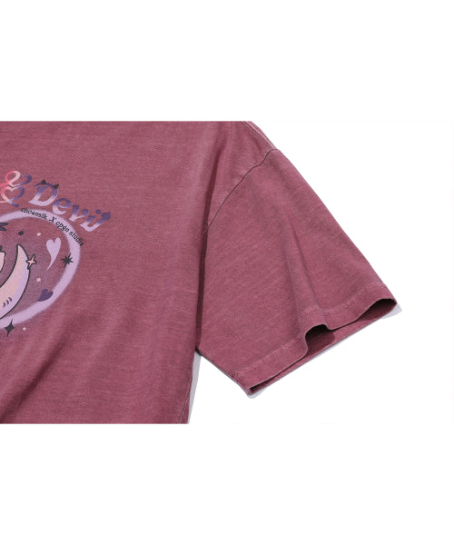 TEE CHOONSIK PIGMENT SHORT SLEEVE TEE - 2 COLORS DUSTY PINK