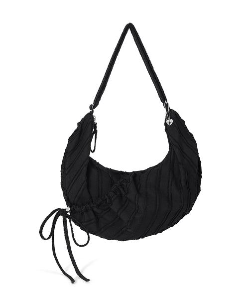 LASSIE BAG FRINGE - 2 COLORS BLACK