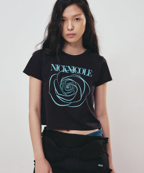 ROSE SIGNATURE CROP TOP #徐睿知同款! - 3 COLORS BEIGE