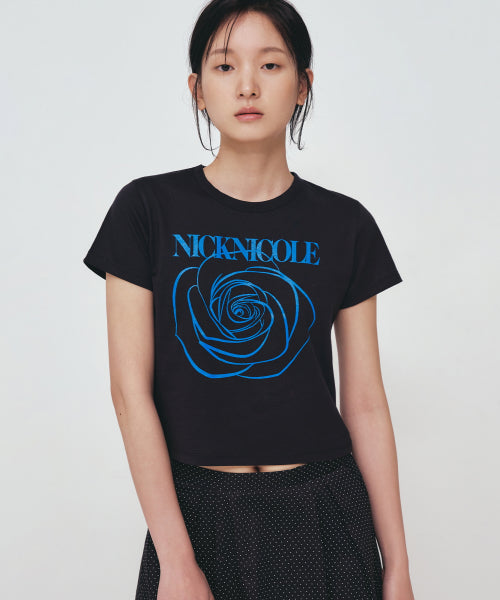 ROSE SIGNATURE CROP TOP #徐睿知同款! - 3 COLORS BEIGE
