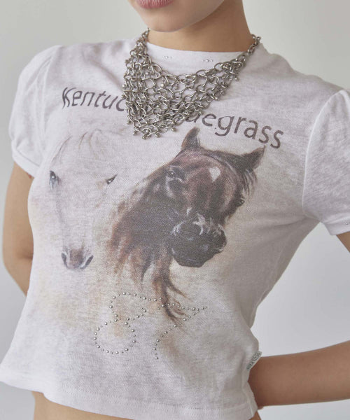 KENTUCKY STUD BABY TEE BABY - 3 COLORS CREAM