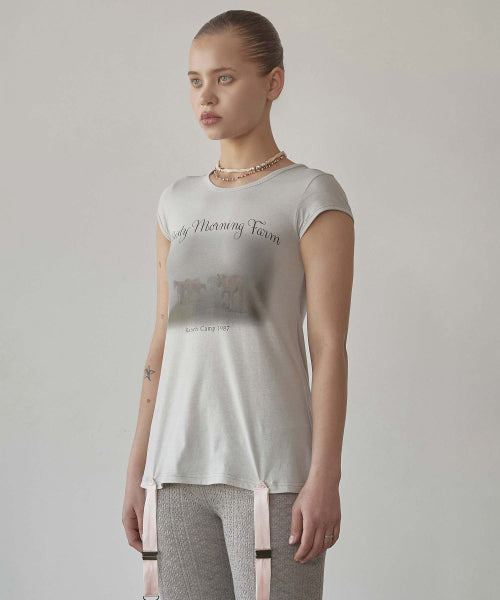 RANCH LINGERIE TEE - 2 COLORS BLUE