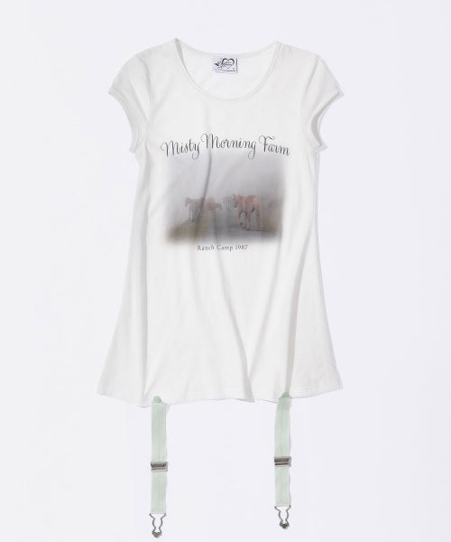 RANCH LINGERIE TEE - 2 COLORS WHITE