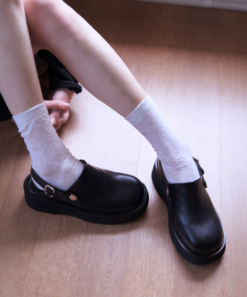 PLATFORM STRAP BLACK