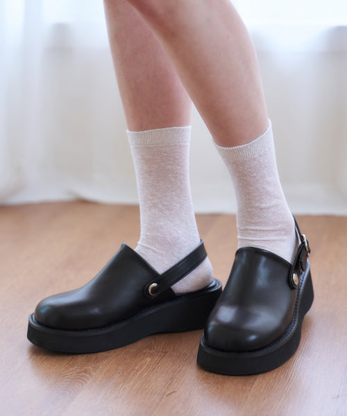 PLATFORM STRAP BLACK