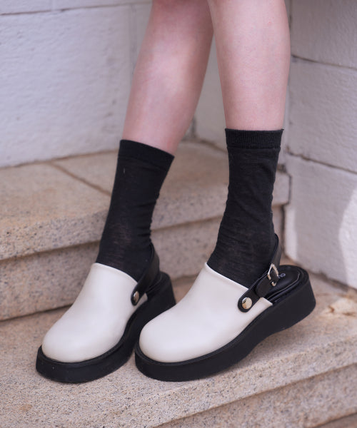 PLATFORM STRAP IVORY