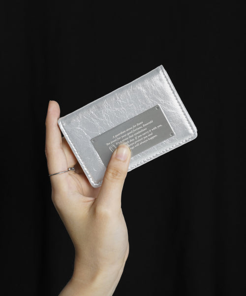 보네르 탄생석 각인 명함 카드지갑-3COLOR - 5 COLORS SILVER