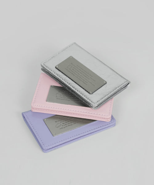 보네르 탄생석 각인 명함 카드지갑-3COLOR - 5 COLORS PINK