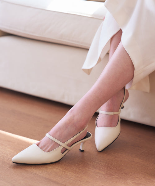 BASIC SLINGBACK HEEL TEAL