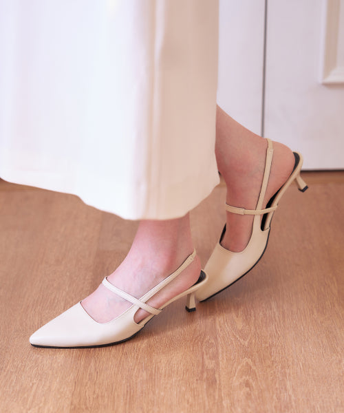BASIC SLINGBACK HEEL TEAL