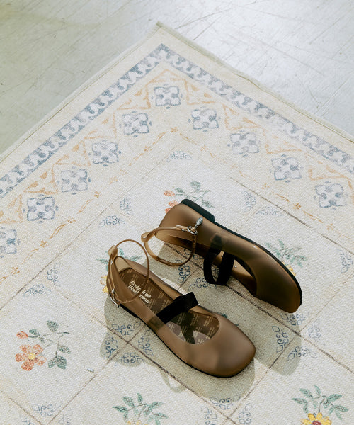 GLAIR BANDING FLATS - 6 COLORS BROWN