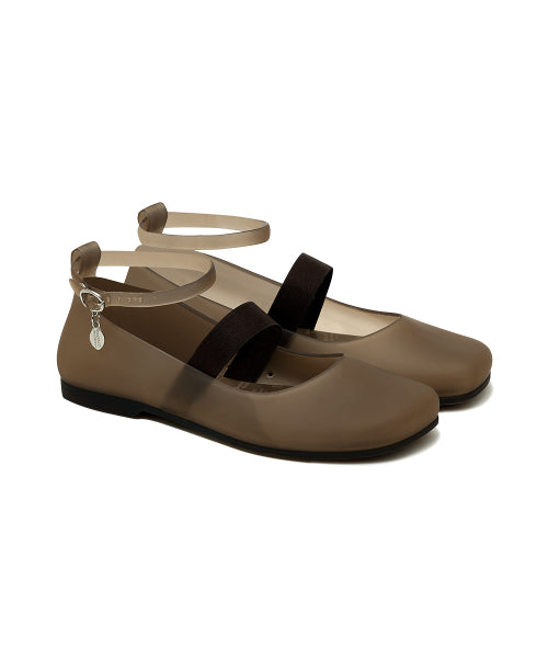 GLAIR BANDING FLATS - 6 COLORS BROWN