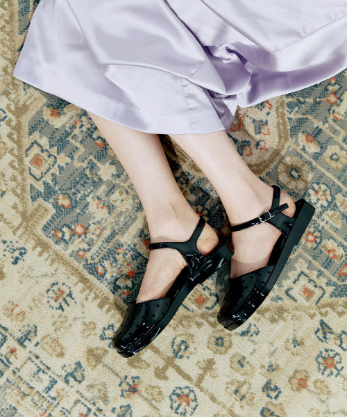 GLAIR SLINGBACK SANDALS - 5 COLORS BLACK