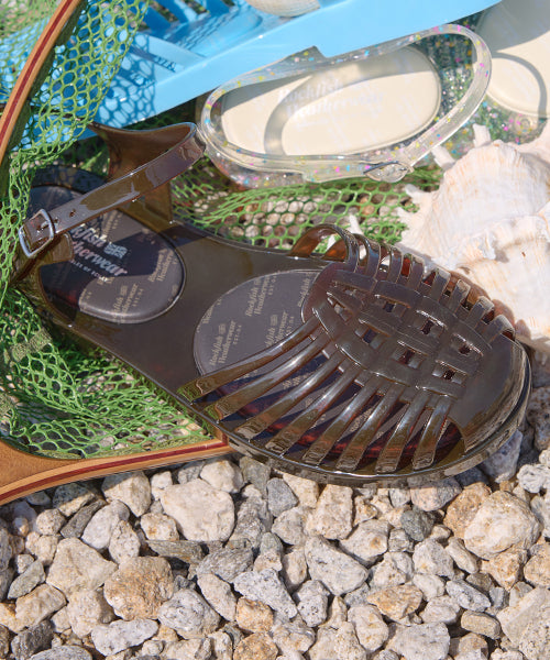 GLAIR STRAPPY SANDALS - 12 COLORS BLACK