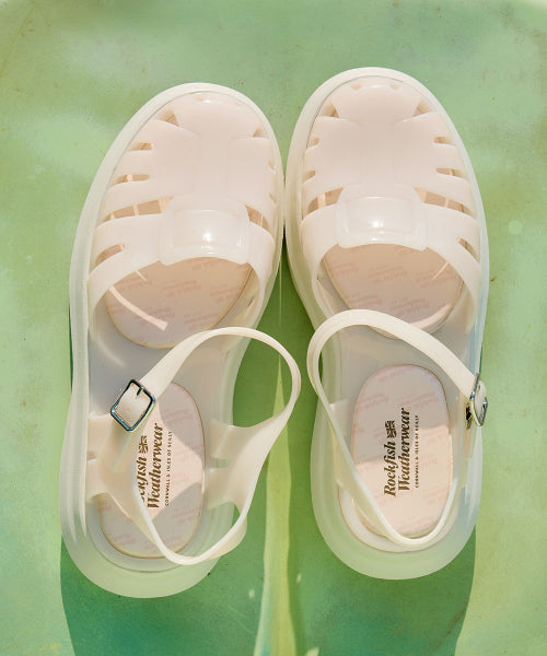 GLAIR PLATFORM FISHERMAN SANDALS - 8 COLORS BLACK