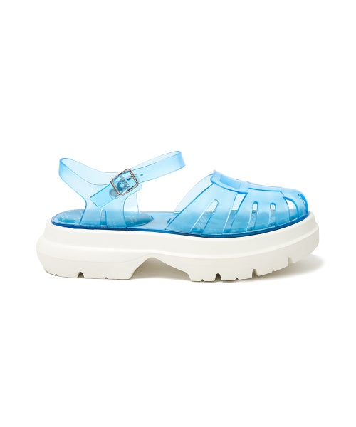 GLAIR PLATFORM FISHERMAN SANDALS - 8 COLORS BLACK