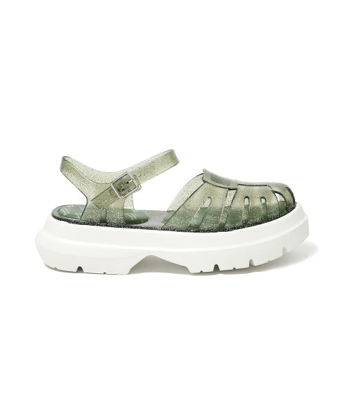 GLAIR PLATFORM FISHERMAN SANDALS - 8 COLORS BLACK