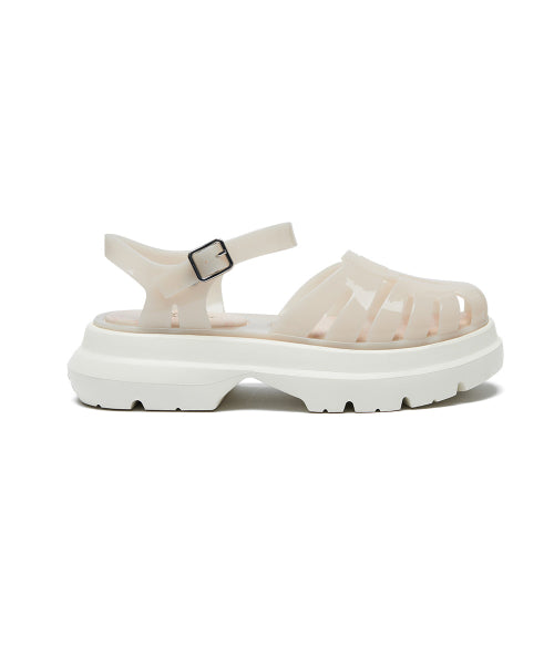 GLAIR PLATFORM FISHERMAN SANDALS - 8 COLORS BLACK