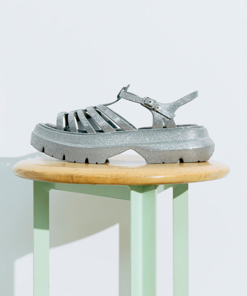 GLAIR PLATFORM SANDALS - 7 COLORS BLACK