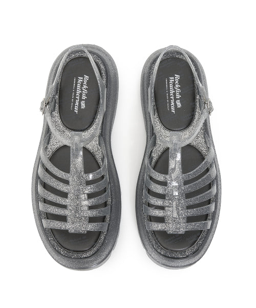 GLAIR PLATFORM SANDALS - 7 COLORS BLACK