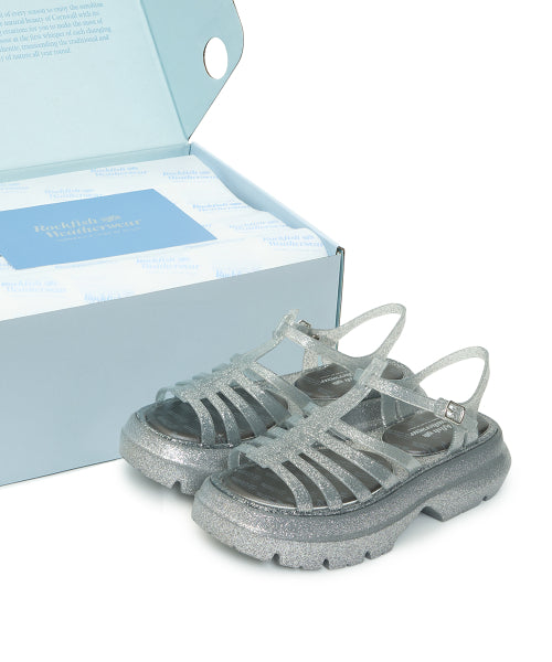 GLAIR PLATFORM SANDALS - 7 COLORS BLACK