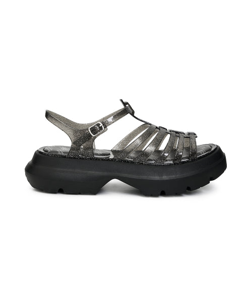 GLAIR PLATFORM SANDALS - 7 COLORS BLACK