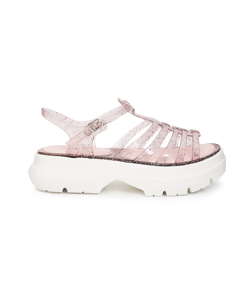 GLAIR PLATFORM SANDALS - 7 COLORS BLACK