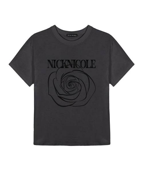 BIG ROSE SLEEVE TOP #徐睿知同款! - 5 COLORS WHITE