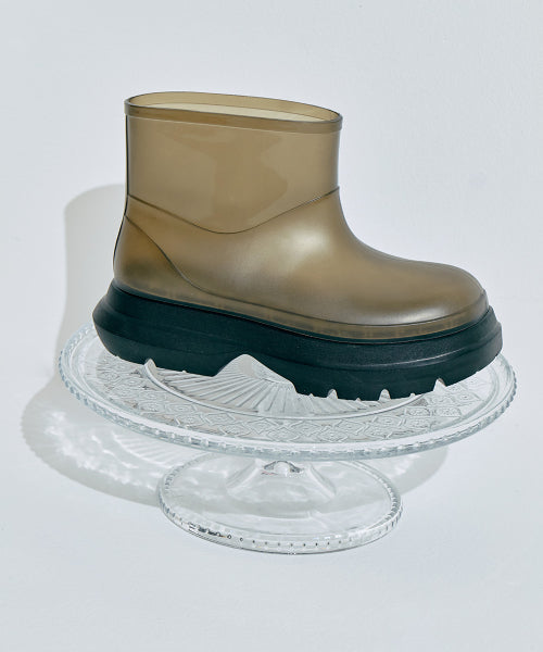GLAIR PLATFORM SHORT BOOTS - 4 COLORS BLACK