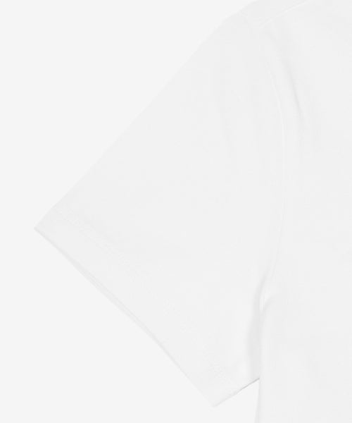 WOMEN ESSENTIAL FITTED TEE - 2 COLORS WHITE