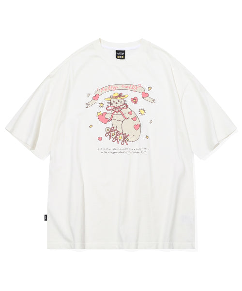 CATS PIGMENT SHORT SLEEVE TEE - 2 COLORS WHITE