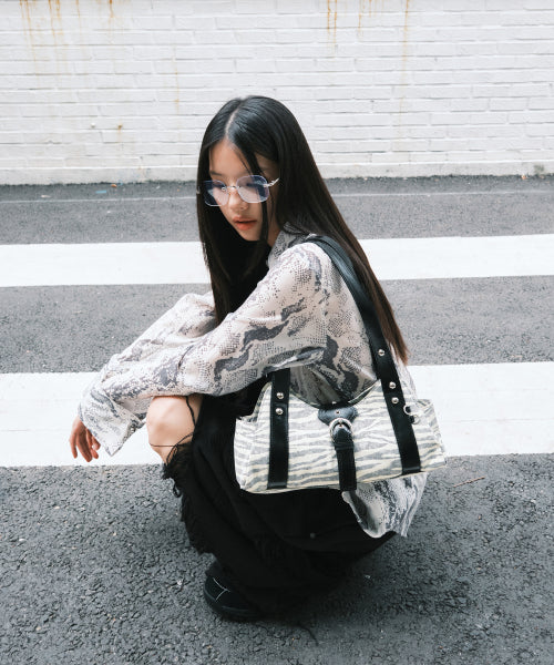 NOZIA SHOULDER BAG - 5 COLORS ZEBRA