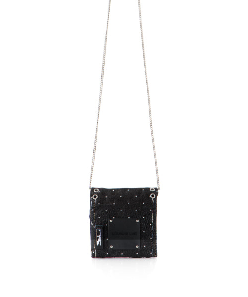 KIKI CROSSBODY BAG - 3 COLORS DENIM BLACK
