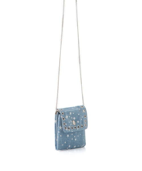 KIKI CROSSBODY BAG - 3 COLORS DENIM STAR