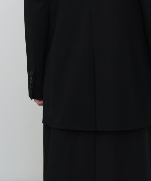 WOMENS DOUBLE BREASTED LONG BLAZER #韓韶禧同款! - 2 COLORS BLACK