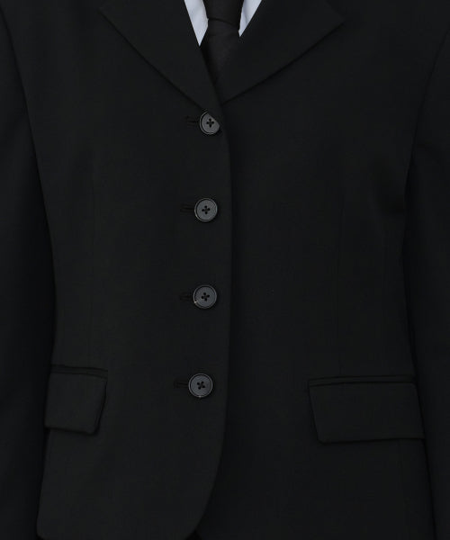 WOMENS 4-BUTTON SHORT BLAZER #韓韶禧同款! - 3 COLORS BLACK