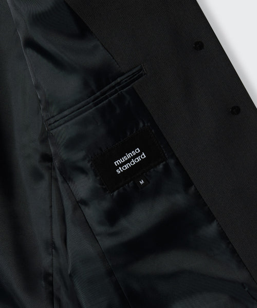 WOMENS 4-BUTTON SHORT BLAZER #韓韶禧同款! - 3 COLORS BLACK