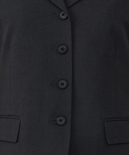 WOMENS 4-BUTTON SHORT BLAZER #韓韶禧同款! - 3 COLORS GREY