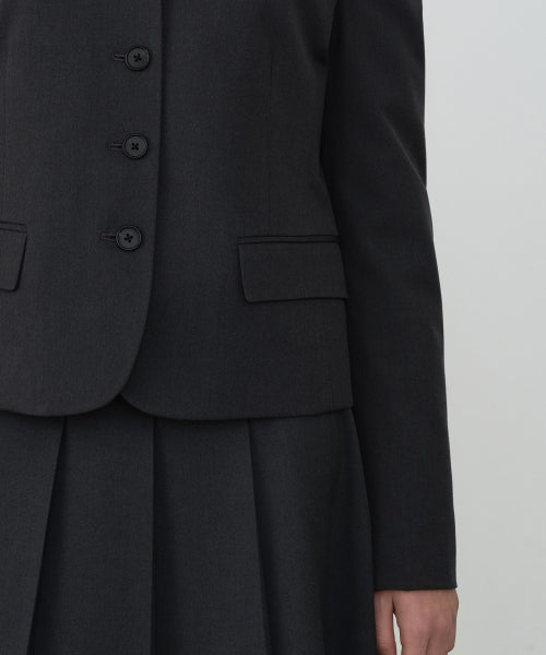 WOMENS 4-BUTTON SHORT BLAZER #韓韶禧同款! - 3 COLORS GREY
