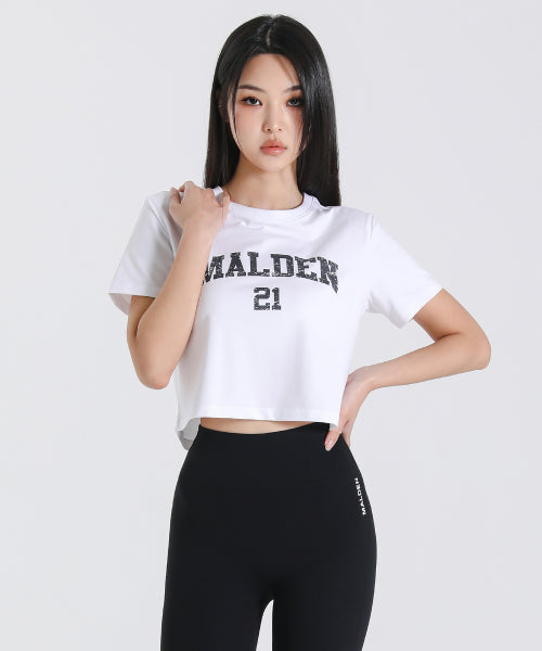 WOMEN CRACK SHORT SLEEVE - 2 COLORS BLACK