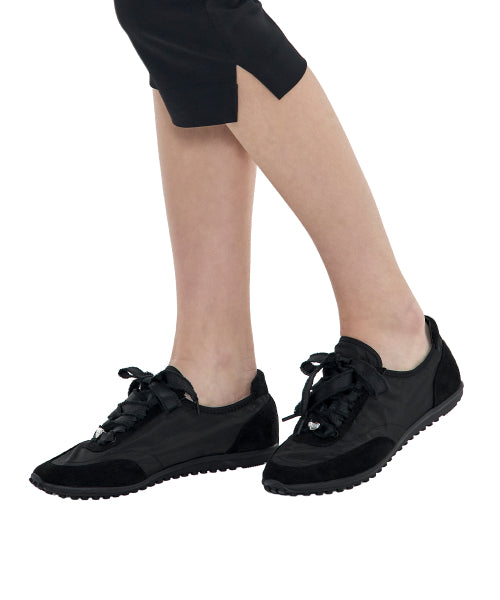 SOPHIE FLAT SNEAKERS · - 3 COLORS BLACK