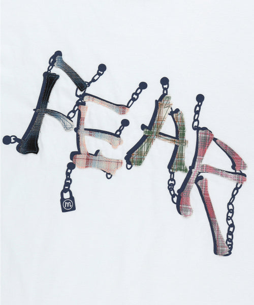 BONES N CHAIN TEE WHITE
