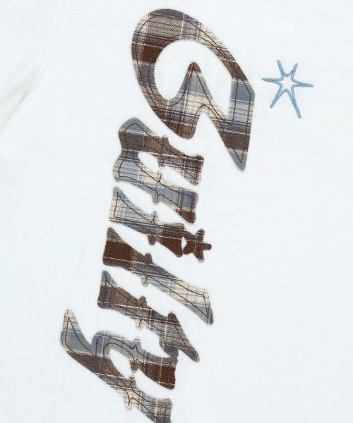 GUILTY APPLIQUE TEE - 2 COLORS WHITE
