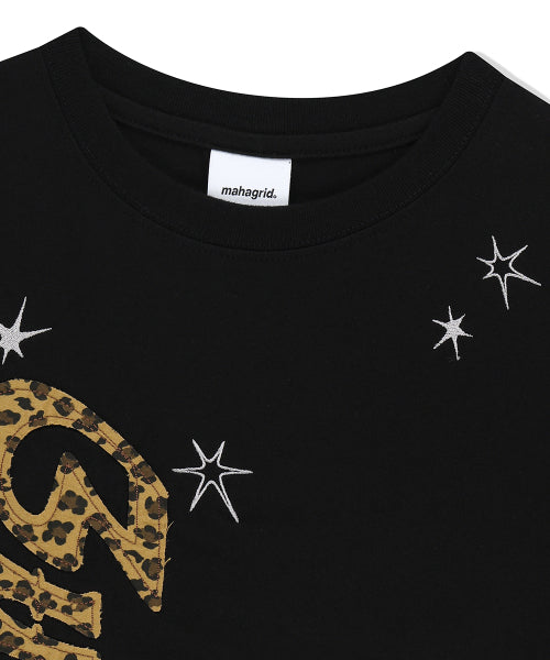 GUILTY APPLIQUE TEE - 2 COLORS BLACK